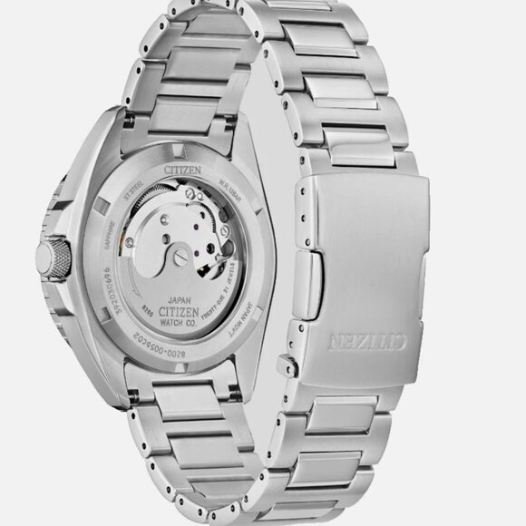 Citizen Mens Sport 42mm Automatic Silver Stainless Steel Watch - Picture 2 of 4